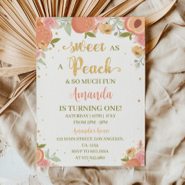 Söt som första födelsedag inbjudningar