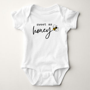 Söt som honung Cute Bee Minimalist-skript T Shirt
