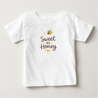 Söt som honung för bebis t shirt