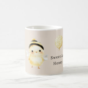 Söt som honung kyckling honungskakor ballong kaffemugg