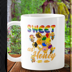 Söt som honung Pride Tee - LGBTQ+ Pride Månad Kaffemugg