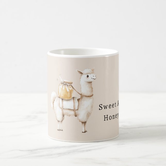 Söt som honungsalpacka kaffemugg (Center)