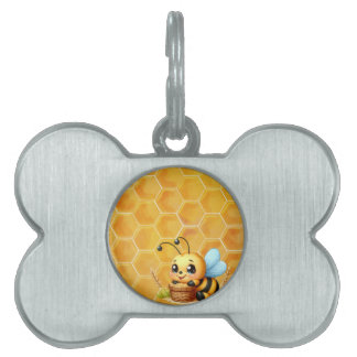 Söt som honungsbi ID-bricka husdjur