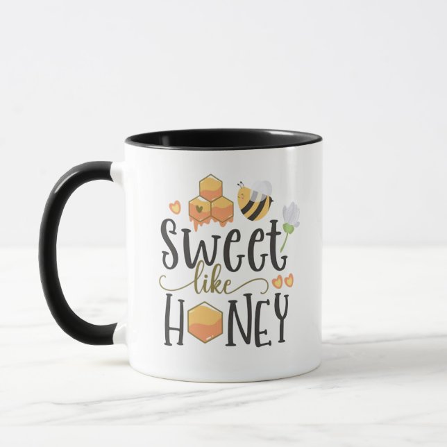 Söt som honungskaffe Mugg för gåvor (Vänster)