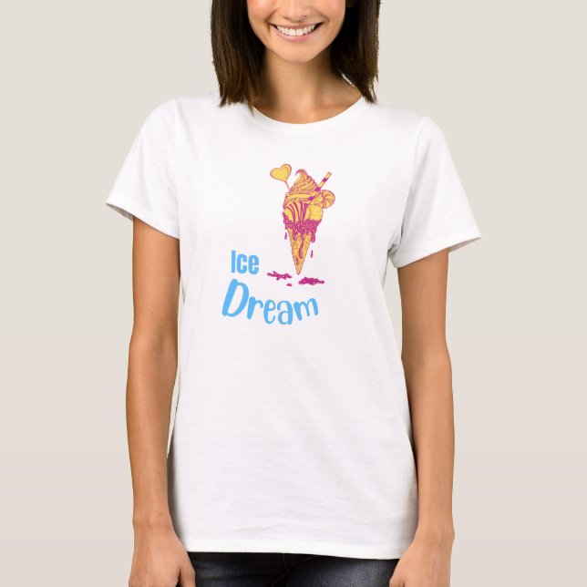 Söt som Ice Dream T Shirt (Framsida)