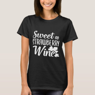 Söt som jordgubben Vin Land Music Vin Drinke T Shirt
