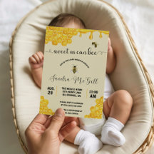 Söt som kan bli!  Honungsbi, Honung, Baby Shower