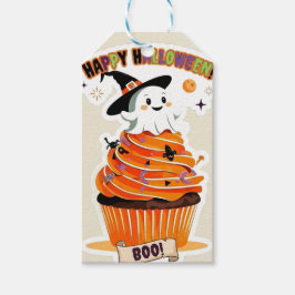 Söt Som Kan Boo Söta Halloween Cupcakes Presentetikett