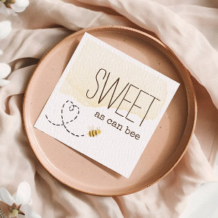 Söt som kan ha Bumblebee babyskor Napkins Pappersservett