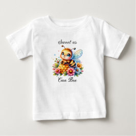 Söt som kan | Honungsbin och Blommor T Shirt