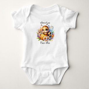 Söt som kan   Honungsbin och Blommor T Shirt