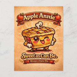 Söt Som Kan Vara - Apple Annie - Matfreaks Vykort