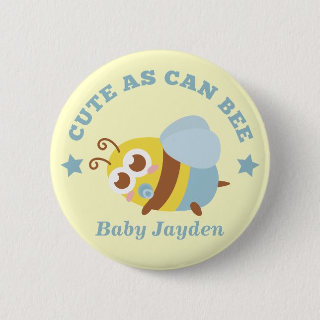 Söt som kan vara, Baby Boy Knapp (Framsida)