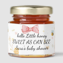 Söt som kan vara Baby Shower Honungsburk