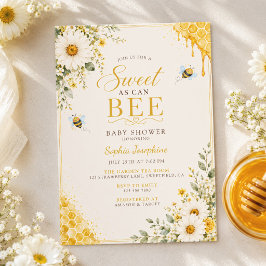 Söt som kan vara Baby Shower Inbjudningar