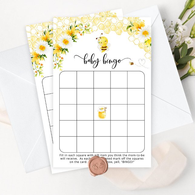 Söt som kan vara babydusch, bingo-spel (Skapare uppladdad)