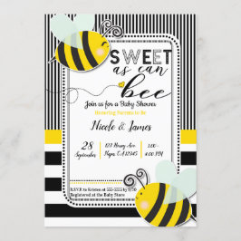 Söt som kan VARA Bebis-babyshower med könsbestämni Inbjudningar