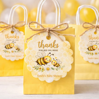 Söt som kan vara Bee Baby Shower Gåvor Etiketter