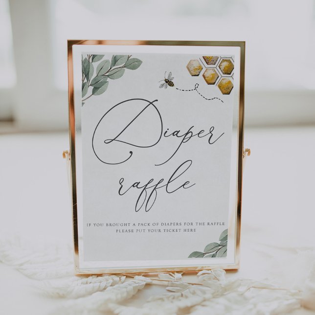 Söt som kan vara Eucalyptus Raffle-skylt Poster (Skapare uppladdad)