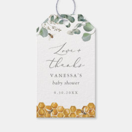 Söt som kan vara Greenery Baby Shower Presentetikett