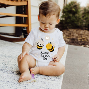 Söt som kan vara Gult Stars Baby Bodykostym T Shirt
