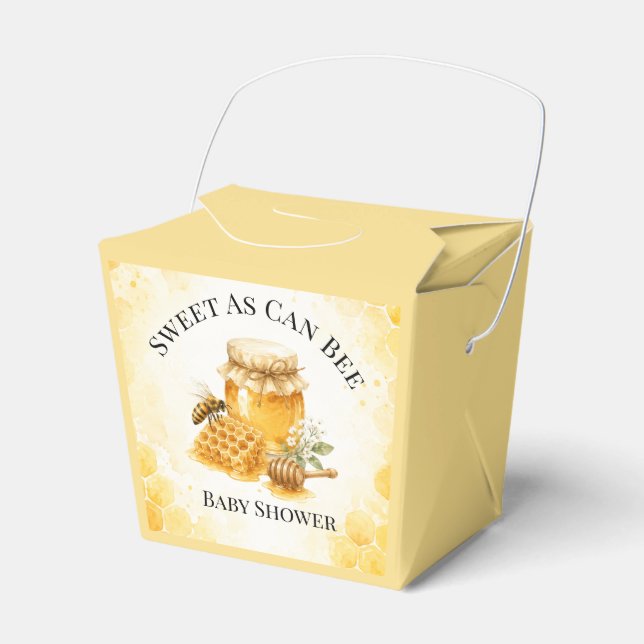 Söt Som Kan Vara Könsneutralt Baby Shower Favor Presentaskar (Framsidan Sidan)