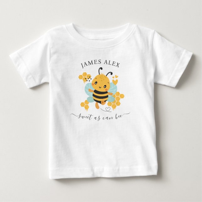 Söt som kan vara Pojke Namn T Shirt (Framsida)