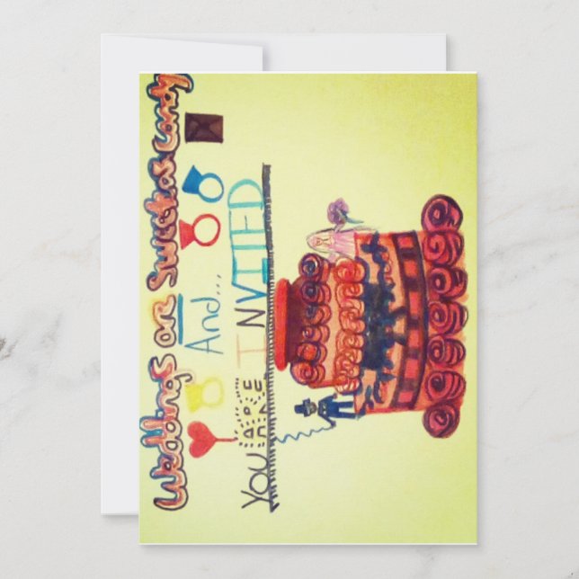 Söt som kandakor av guld färg par julkort (Framsida)