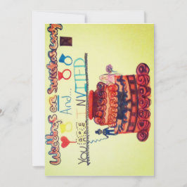 Söt som kandakor av guld färg par julkort