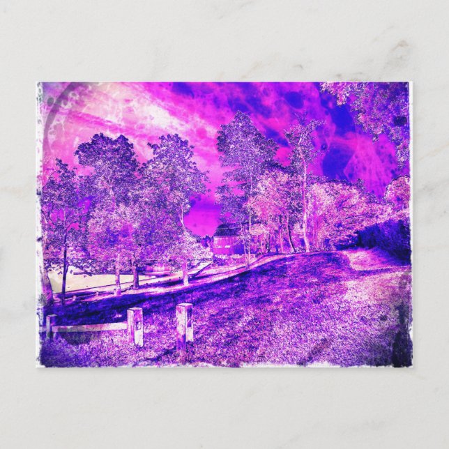 Söt som Lila Bild. Vykort (Framsida)