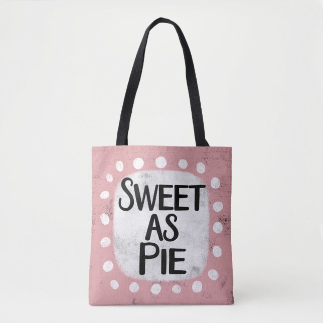Söt som Paj Tote Bag Tygkasse (Framsida)
