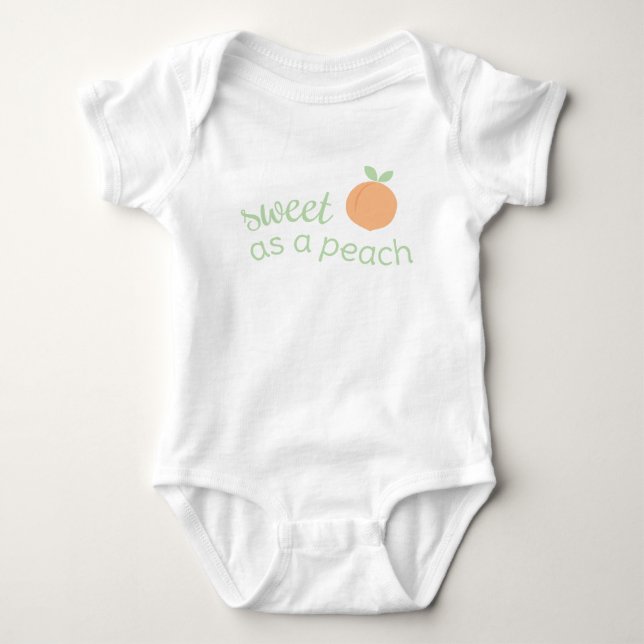Söt som Peach Baby Shirt Tröja (Framsida)