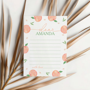 Söt som Peach Birthday Time Kapsel Card Tack Kort