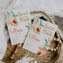 Söt som Peach Greenery Birthday