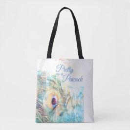 Söt som Peacock tote Tygkasse