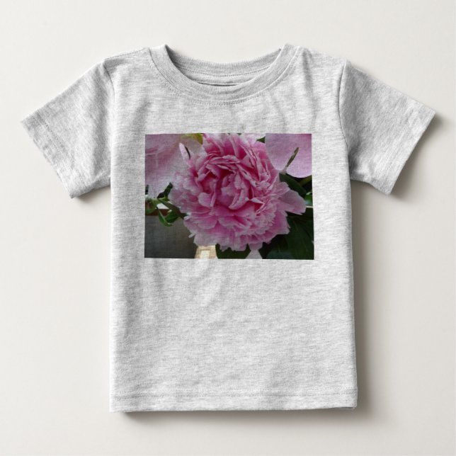 Söt som Peony Baby/Småbarn T-Shirt (Framsida)