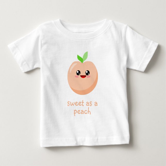 Söt som persika t shirt (Framsida)