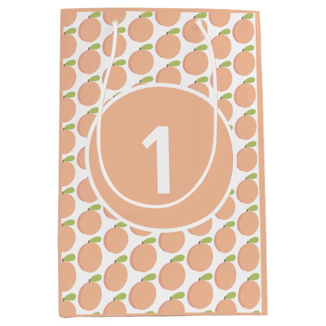 Söt som persiko-Blommar Peachy Birthday (Framsidan)