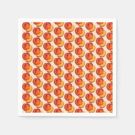 Söt som persikor 16 Sexton födelsedag Pappersservett