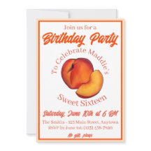 Söt som persikosexton 16 Sexton födelsedagar