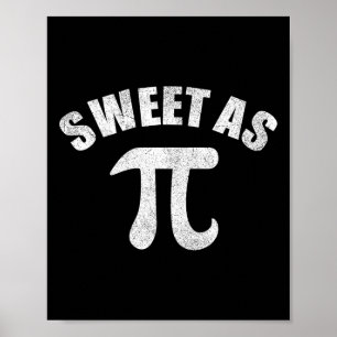 Söt som Pi Math Geek Teacher 3.14 Pi Day Poster