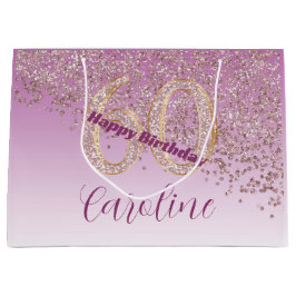 Söt som sjunker under Ro Guld Glitter 60:e födelse