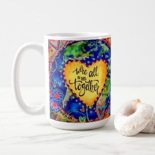 Söt som vi alla är med om tillsammans citerar kaffemugg