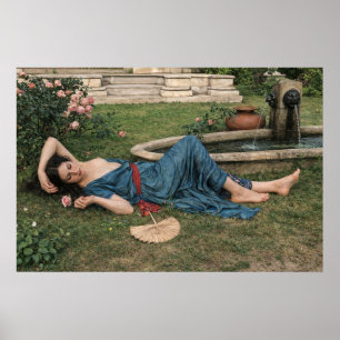Söt sommar av John William Waterhouse Poster