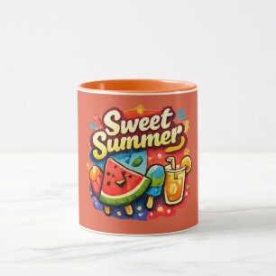 Söt sommar – Sött solsken grafik Mugg