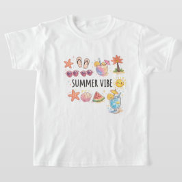 Söt sommar-vib t-shirt