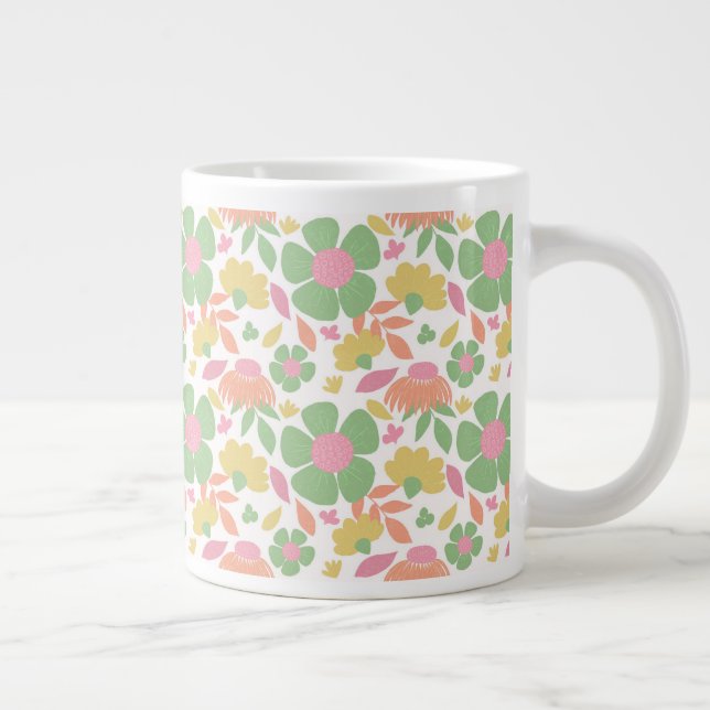 Söt sommarängsmark jumbo mugg (Höger)
