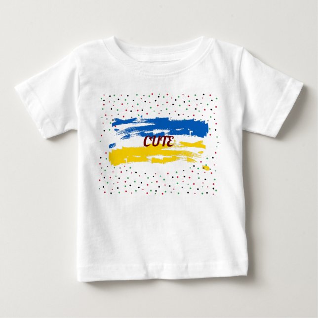 Söt sommarbaby vit  t shirt (Framsida)