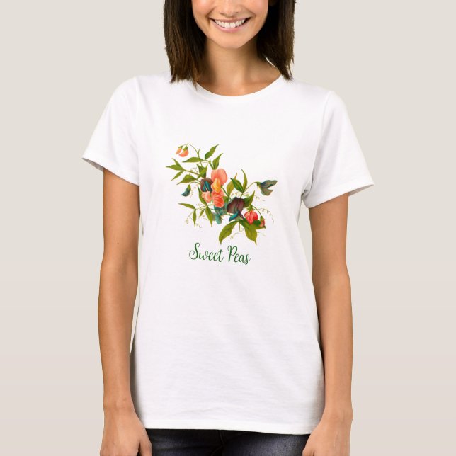 Söt sommarlig T-shirt med sötlärtskär (Framsida)