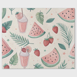 Söt sommarpresentpapper presentpapper